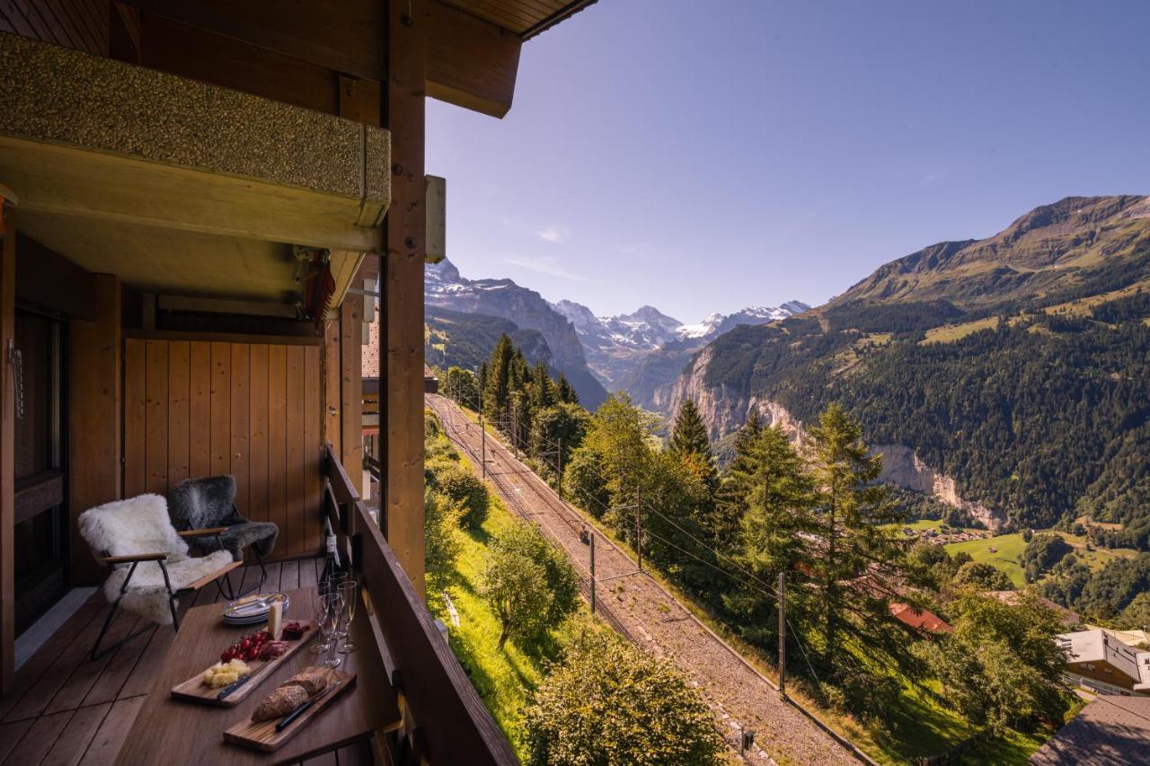 Chalet Primula Penthouse Венген Екстериор снимка