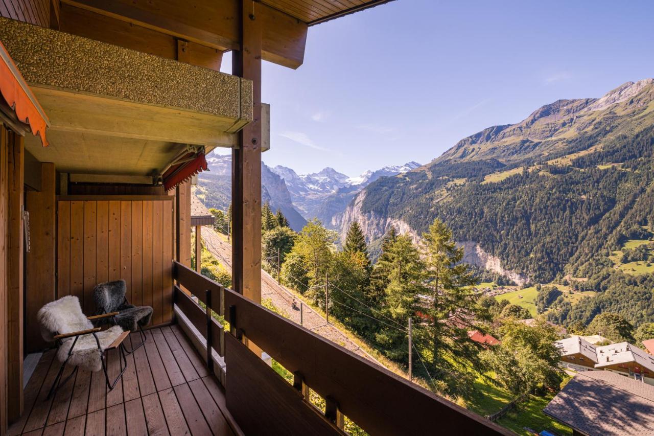 Chalet Primula Penthouse Венген Екстериор снимка