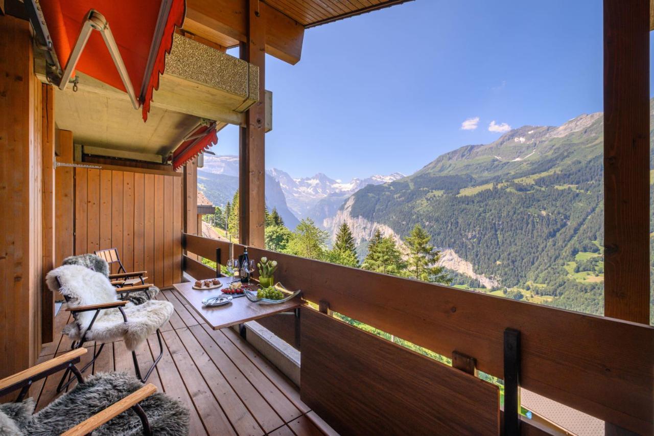 Chalet Primula Penthouse Венген Екстериор снимка