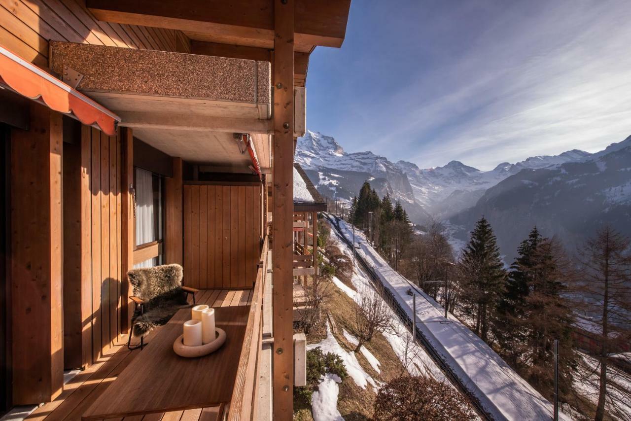 Chalet Primula Penthouse Венген Екстериор снимка