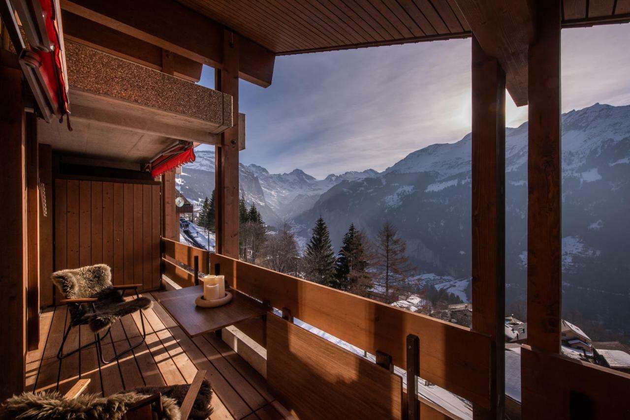 Chalet Primula Penthouse Венген Екстериор снимка