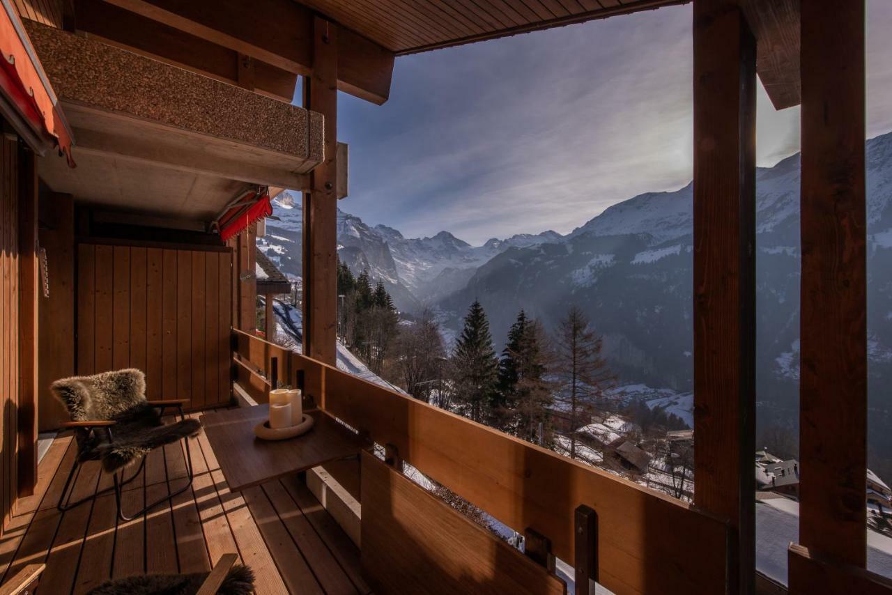 Chalet Primula Penthouse Венген Екстериор снимка